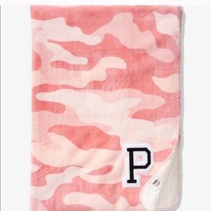pink sherpa blanket